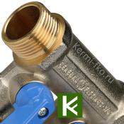 Коллектор никелированный STOUT SMB 6201 341202